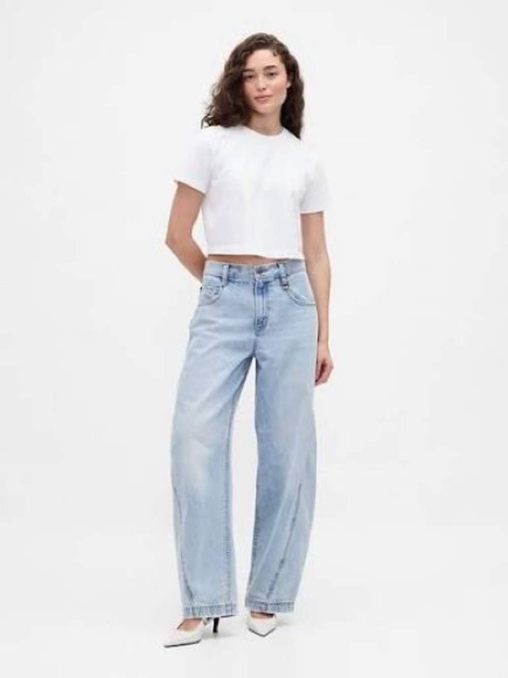 Gap x BEIS barrel jeans size 26